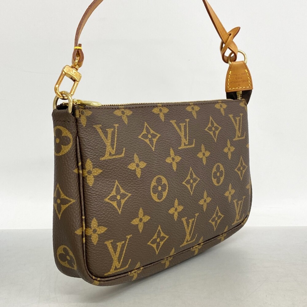 LOUIS VUITTON Brown Monogram Pochette Pouch - Picture 2 of 10